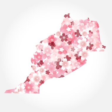 Morocco　Map Country Cherry